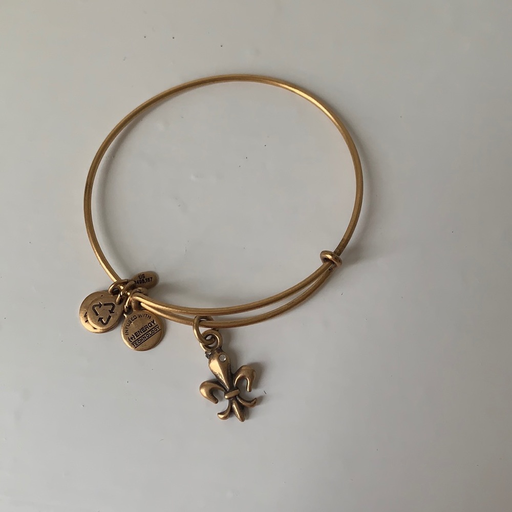 Alex and Ani fleur de lis bracelet
